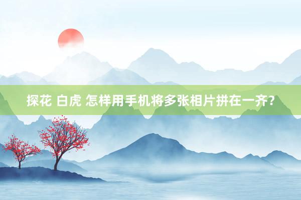 探花 白虎 怎样用手机将多张相片拼在一齐？