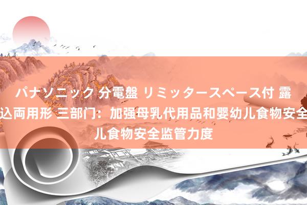 パナソニック 分電盤 リミッタースペース付 露出・半埋込両用形 三部门：加强母乳代用品和婴幼儿食物安全监管力度