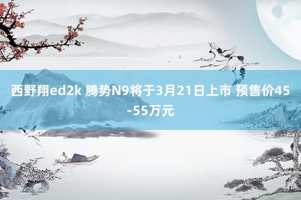 西野翔ed2k 腾势N9将于3月21日上市 预售价45-55万元