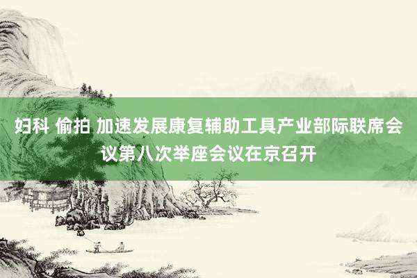 妇科 偷拍 加速发展康复辅助工具产业部际联席会议第八次举座会议在京召开