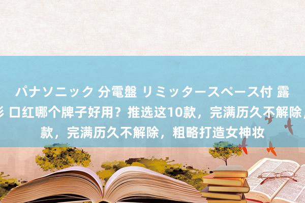 パナソニック 分電盤 リミッタースペース付 露出・半埋込両用形 口红哪个牌子好用？推选这10款，完满历久不解除，粗略打造女神妆
