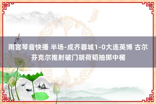 雨宫琴音快播 半场-成齐蓉城1-0大连英博 古尔芬克尔推射破门胡荷韬抽掷中楣